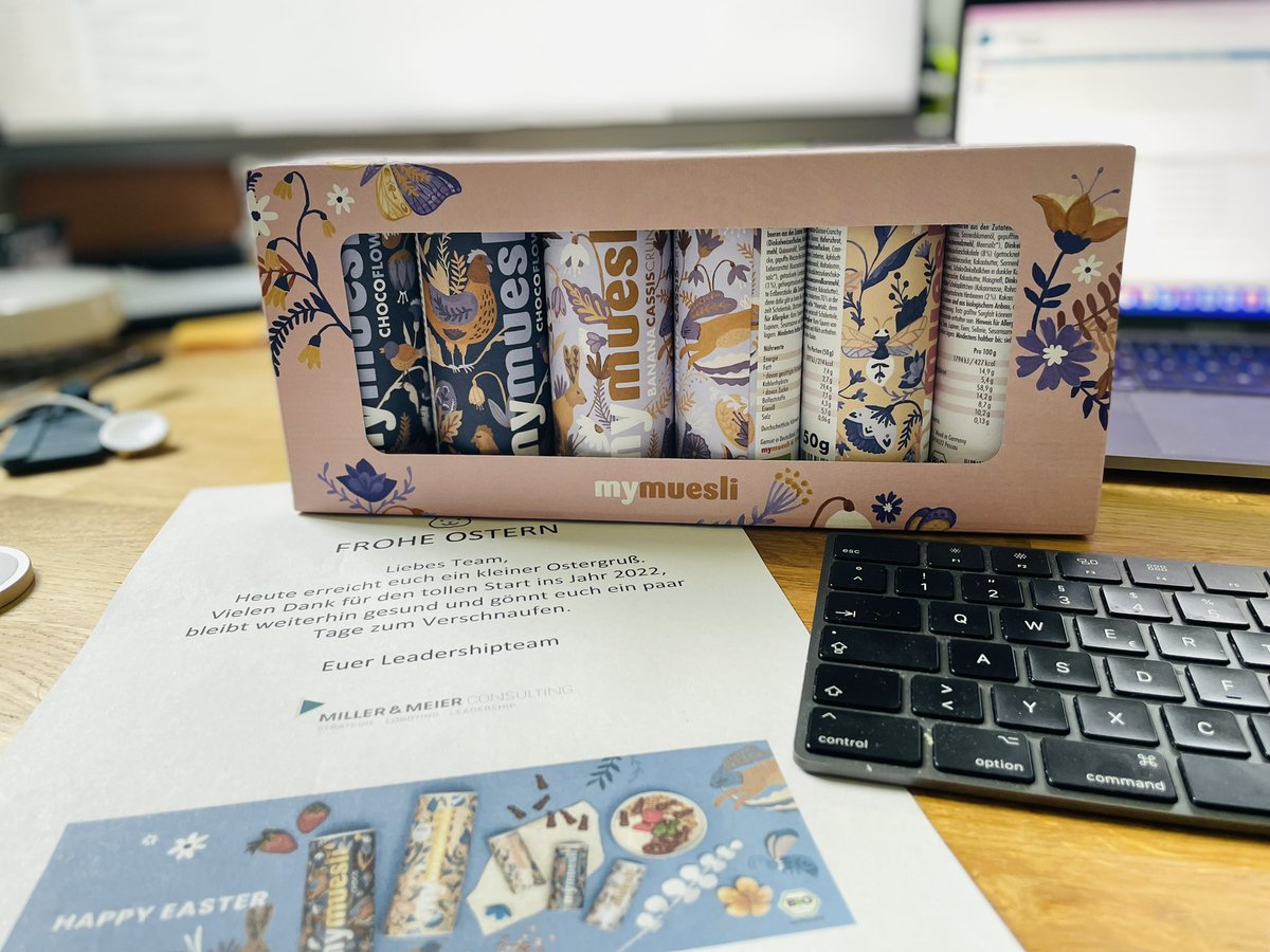 #Consultancylife Ein #Ostergruß von <a href="/MillerMeier/">Miller & Meier Consulting</a> direkt ins #Homeoffice Vielen Dank und frohe Ostern 🐰🥚