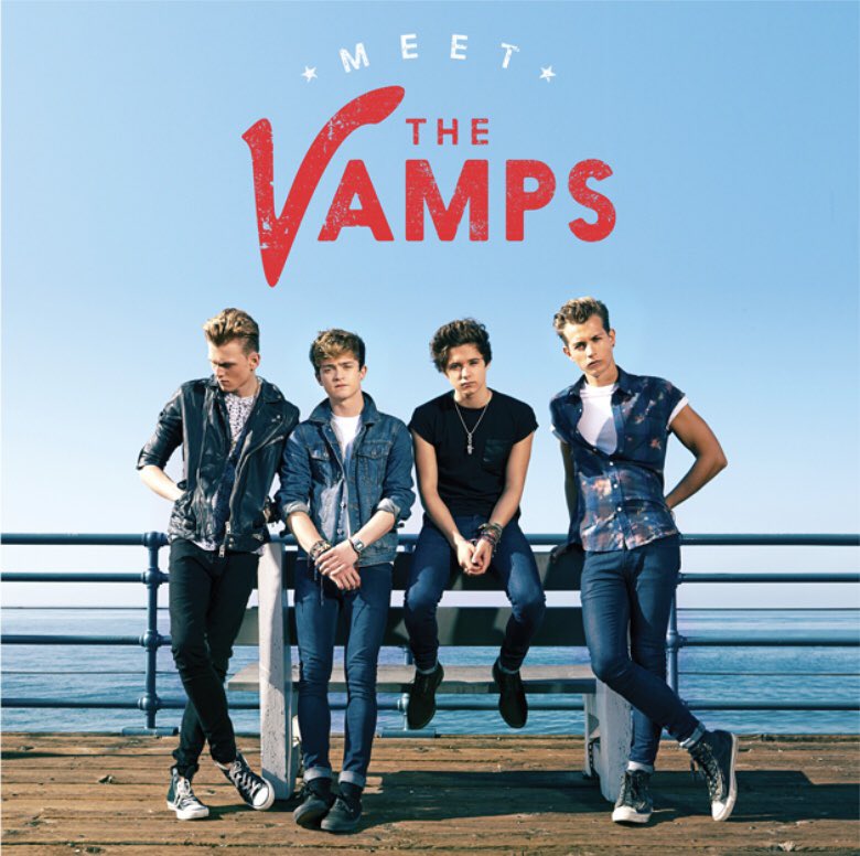 VampsHQ's tweet photo. 8 years ago today, ‘Meet The Vamps’ was released. It spawned 5 UK top ten singles, has since been certified Platinum in the UK and has received over 600 million streams on Spotify https://t.co/3g1NBqv3xu
