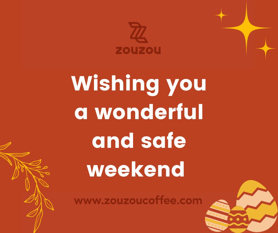 ZouZouCoffee's tweet photo. To those of you celebrating Easter or Passover this long weekend, we hope you have a wonderful time with family and friends. Enjoy some delicious food and stay safe everyone. https://t.co/cH78PIXILs
#Easter #Passover https://t.co/wkUuOzQR46