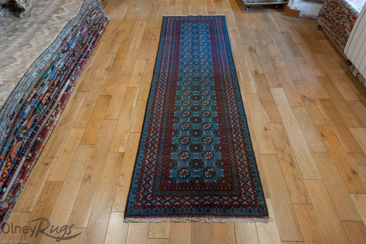 OlneyRugShop's tweet photo. Hand-knotted Aqcha Runner from Afghanistan. Width: 82cm x Length: 291cm. 
Only £578 https://t.co/pbubtKoSIn
 Visit our stunning range of hand made Oriental Carpets at https://t.co/v4pZyCfXhP https://t.co/xqUzhzs3PL
