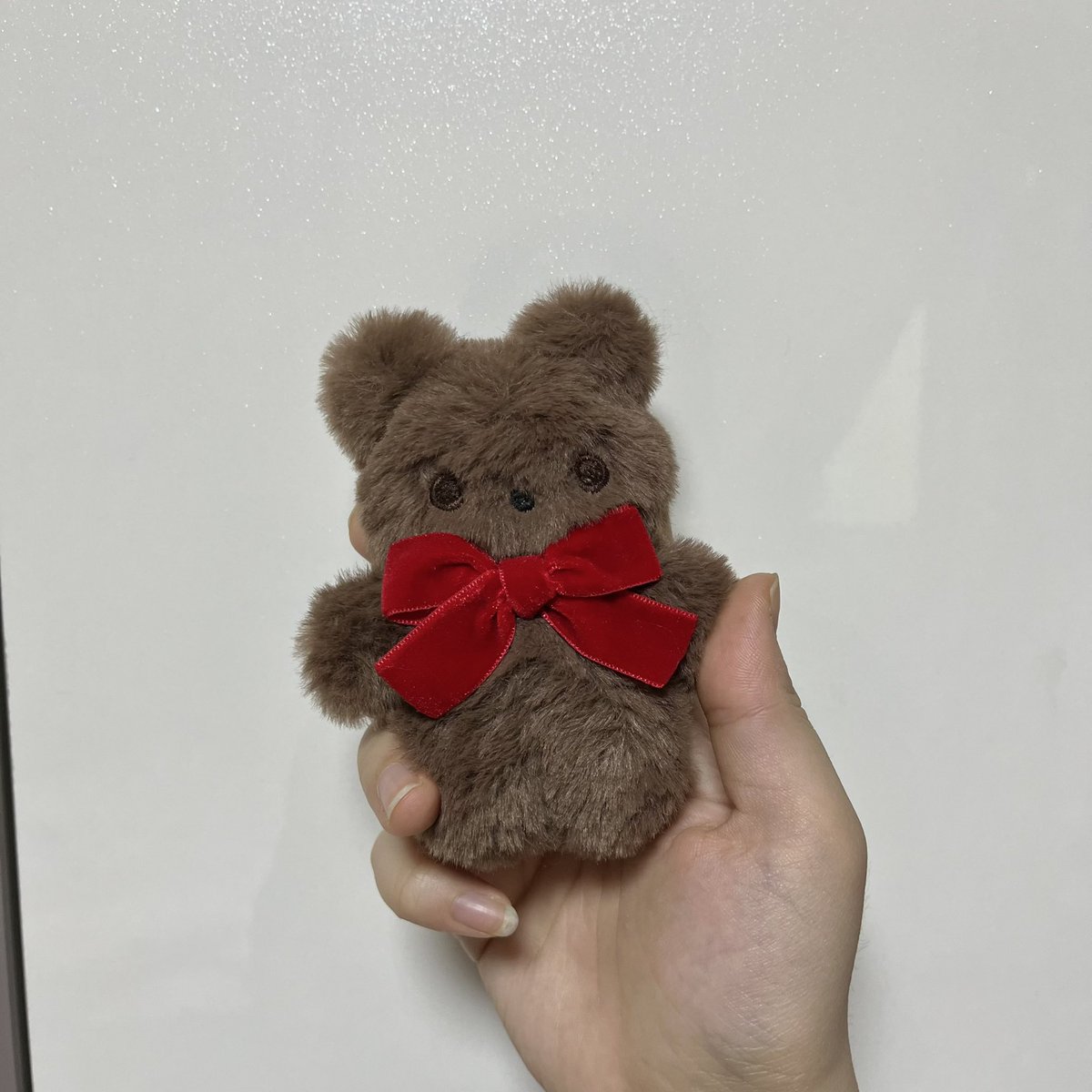 Peach_Up__'s tweet photo. 선물 드리려고 작은 곰 인형 작업했어요🐻❤️ https://t.co/UyOGeVLftk