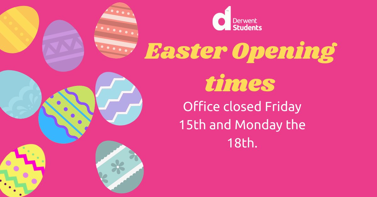 Easter Opening times For Brookside are as follows we are Closed Friday the 15th and Monday the 18th, if you need assistance during these times please call our out of hours number on  0113 5310 999