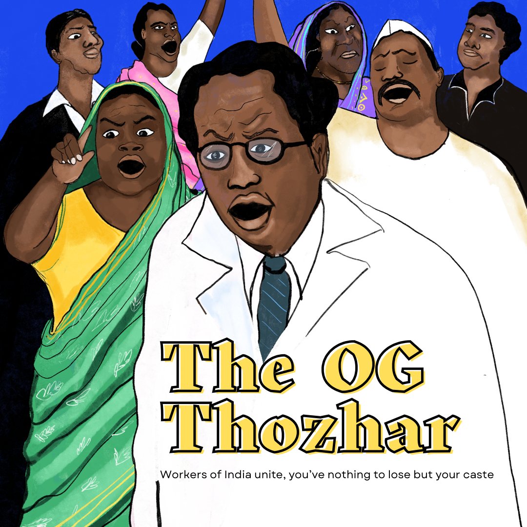 EqualityLabs's tweet photo. #HappyAmbedkarJayanthi 

#Thozhar is a word used by Tamil people across peoples movements to refer to each other. In that sense, #DrBRAmbedkar represents what the word truly means - camaraderie and empathy. https://t.co/zE1mVwgdjA