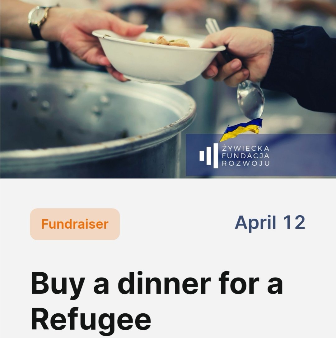 paulinekwasniak's tweet photo. Plesee help here. 5 euro buys one dinner - - - > https://t.co/qQcGNLlEE5

#saveukraine https://t.co/KLewo5aCNk