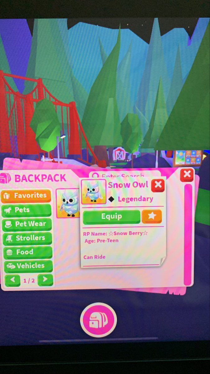 itsnacoa's tweet photo. GIVING AWAY RIDE SNOW OWL FOR FREE!!😍❣️
Rules :
1. Follow this twitter acc
2. Like this tweet
3. Retweet this tweet
THERE IS ONLY 1 WINNER!!☺️JUST DO ALL THE RULES AND I WILL PICK RANDOMLY😄✌️#adoptme #roblox #adoptmegiveaway #indonesia #adoptmeoffers #adoptmepets https://t.co/PJL5HBVJEZ