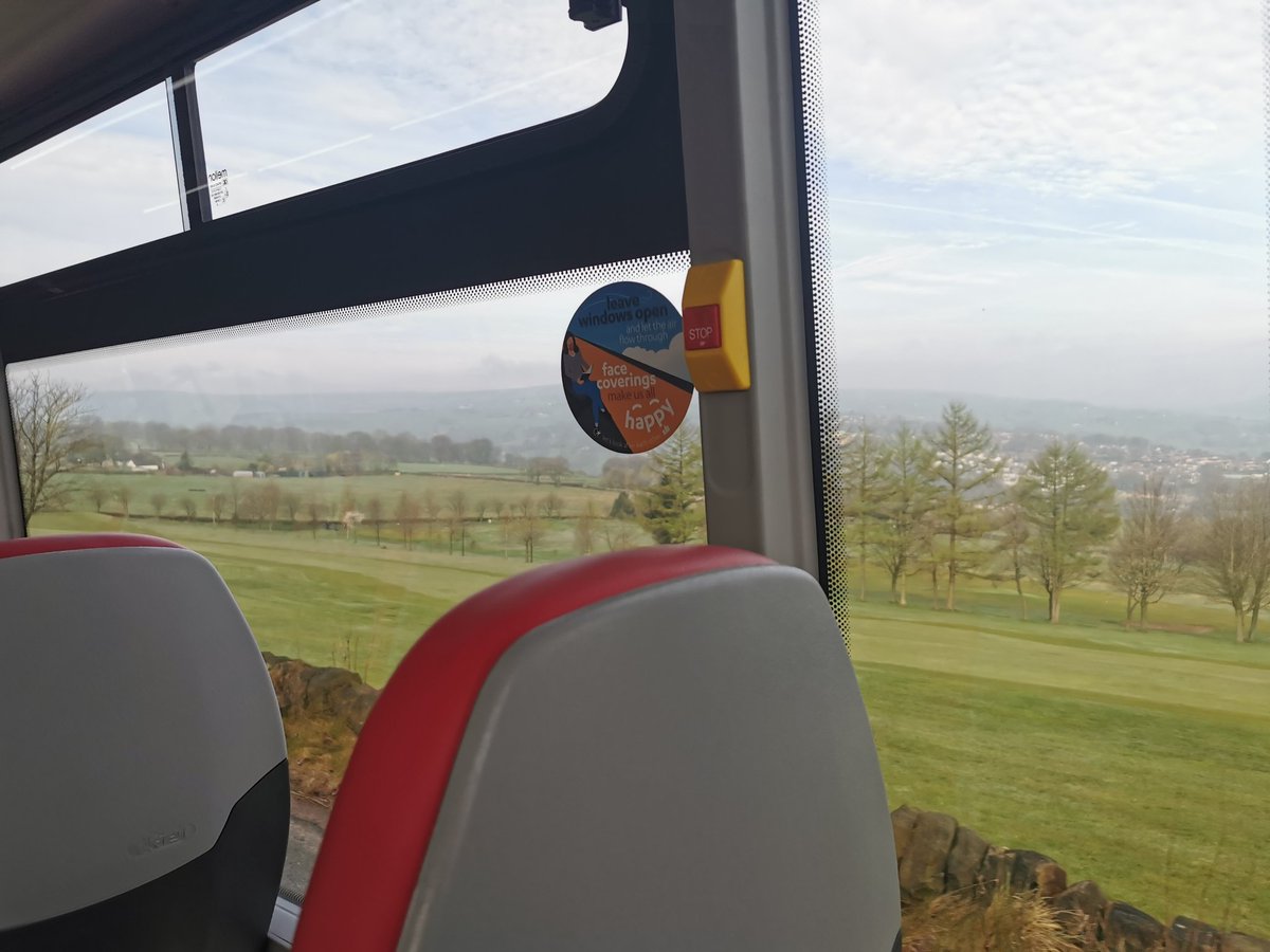 tjbantam's tweet photo. The Ripponden circulars offer a lively ride (woo-hoo!!!) and some gorgeous (albeit quite difficult to photograph from the back seat of a moving Sprinter!) scenery... https://t.co/qgBMs7S2hF