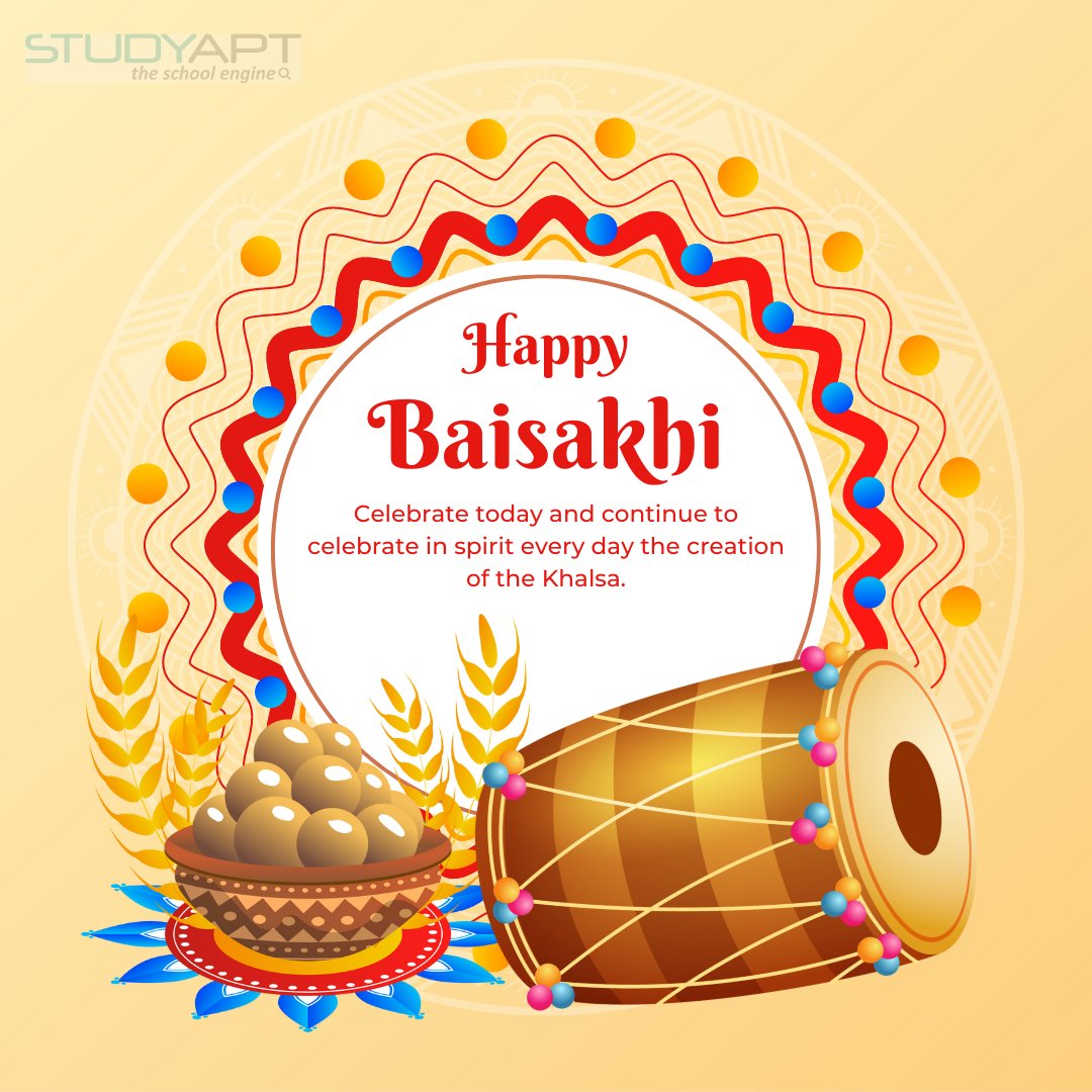 studyapt's tweet photo. May Waheguru ji #blesses you all with #growth, #health and #peace on this festival of harvest. Celebrate #Baisakhi 2022 with our love and joy.
#HappyBaisakhi #happybaisakhi2022 #baisakhi #baisakhi2022 #BaisakhiFestival #festival  বৈশাখী মোড,পঞ্চগড়। https://t.co/JgrQn0Did6