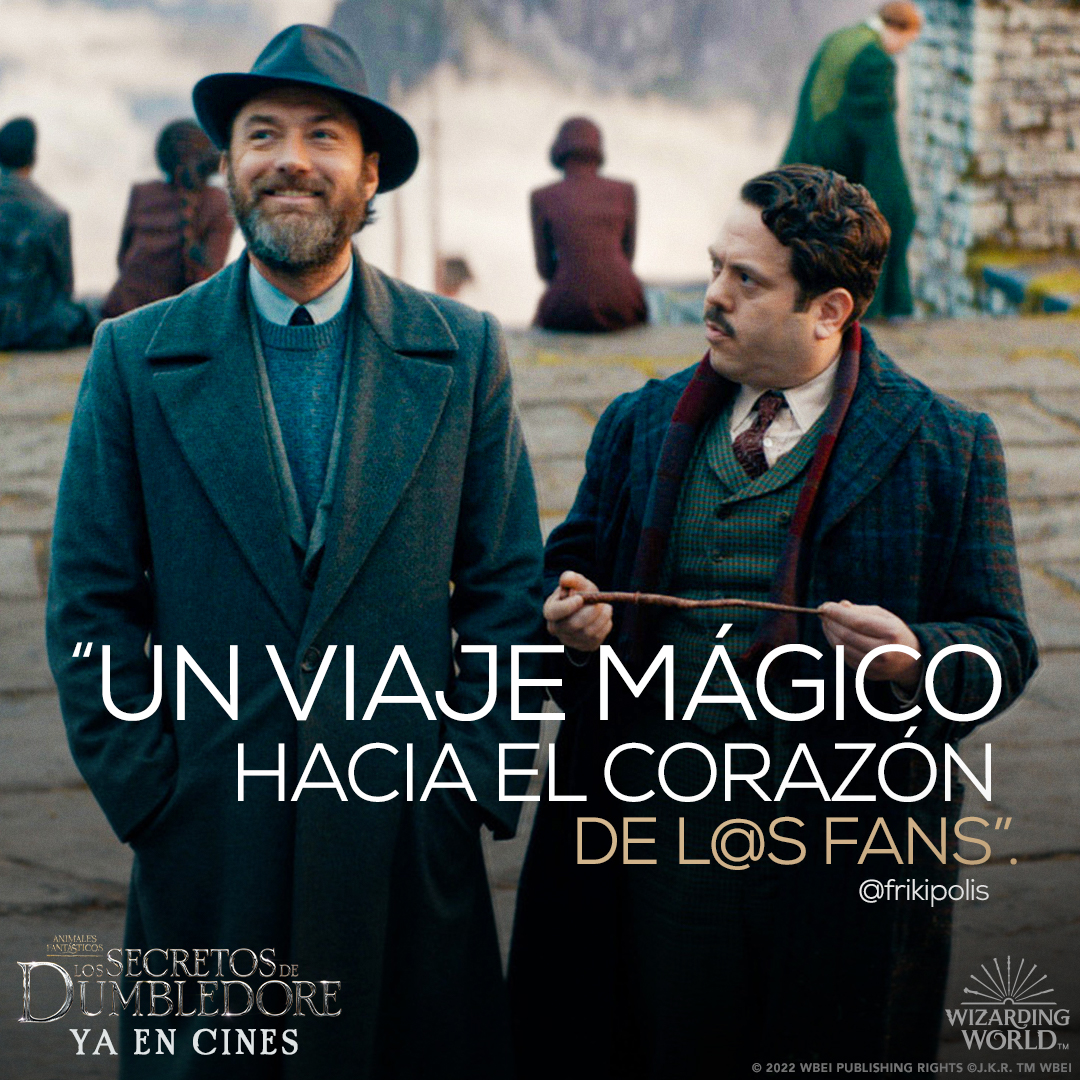 Un viaje de vuelta a la magia. Animales Fantásticos: #LosSecretosDeDumbledore, ya en cines.