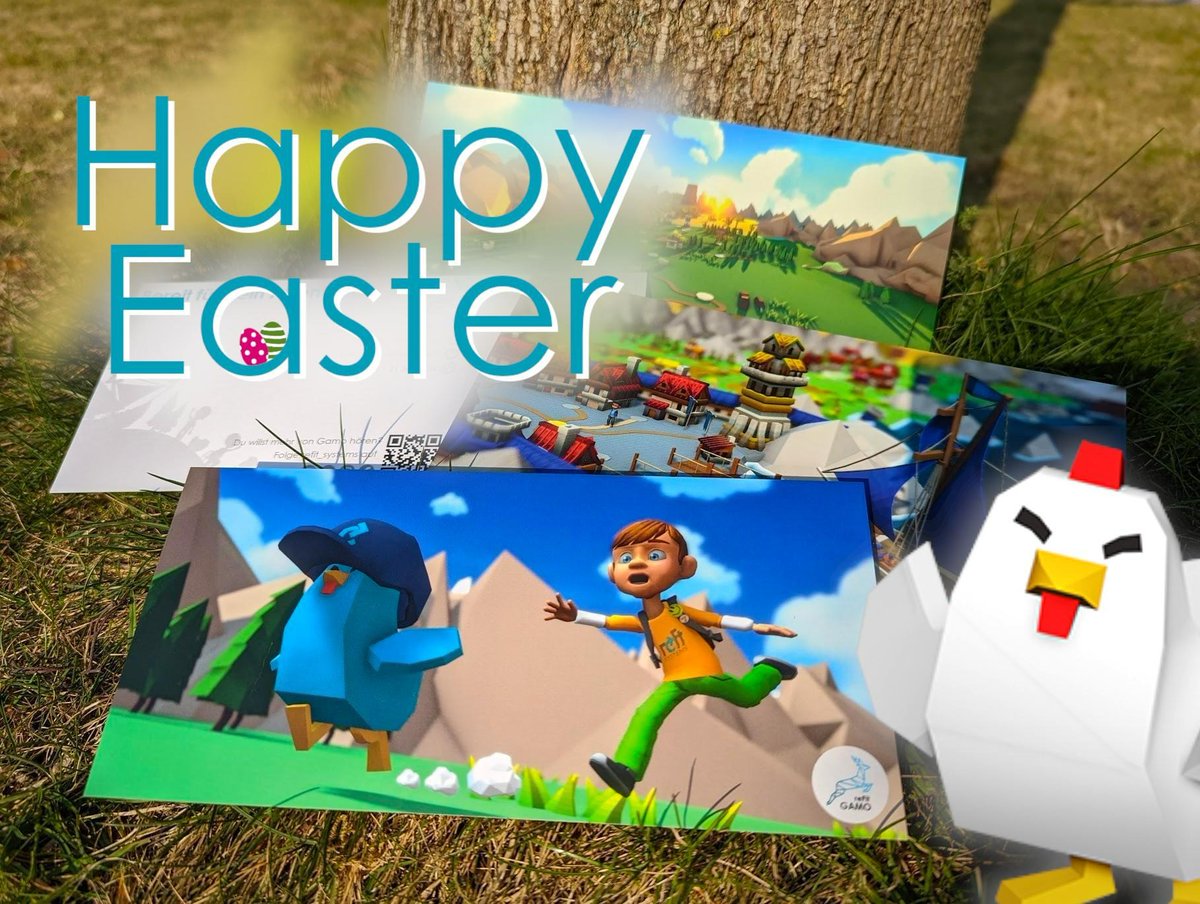 📩 Mail is in!
🏡 We've created postcards for you to take home after an exciting Gamo session.
🐔 Tell us about your experiences with #refitgamo on the channel of your choice!
🙂 We look forward to hearing from you! 
🐣 Have a great Easter weekend!
 #gamification  #seriousgaming