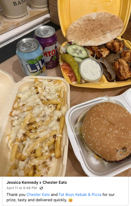 Another ChesterEats Winner 🎉💙