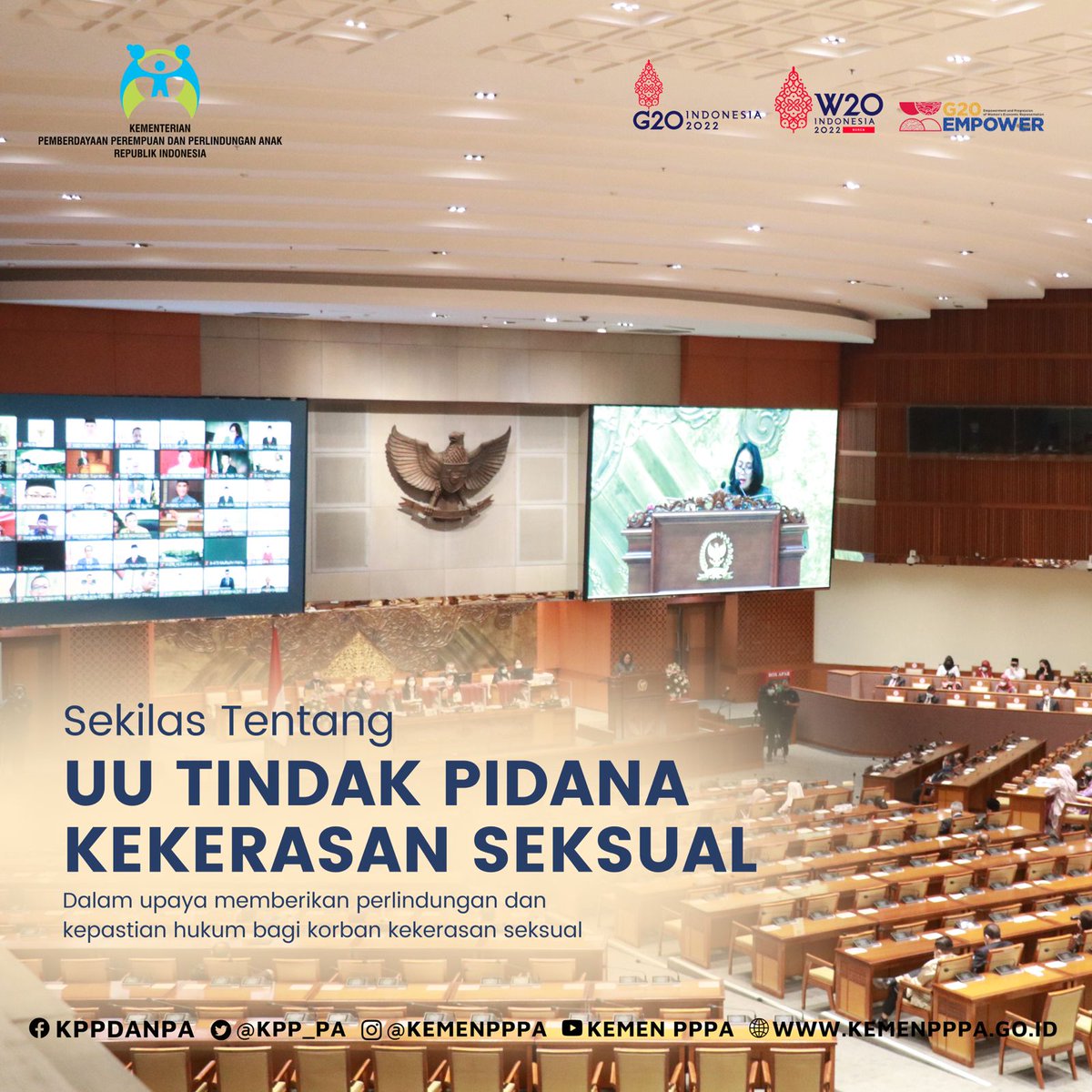 kpp_pa's tweet photo. Sahabat Perempuan dan anak, pasang surut proses pembahasan UU TPKS selama 6 tahun, merupakan masa pembelajaran yang sangat penting. 

Simak yuk sekilas terkait UU TPKS yang harus kamu ketahui!

#UUTPKS #PerempuanBerdaya
#AnakTerlindungi #KemenPPPA https://t.co/lSn4HU80we