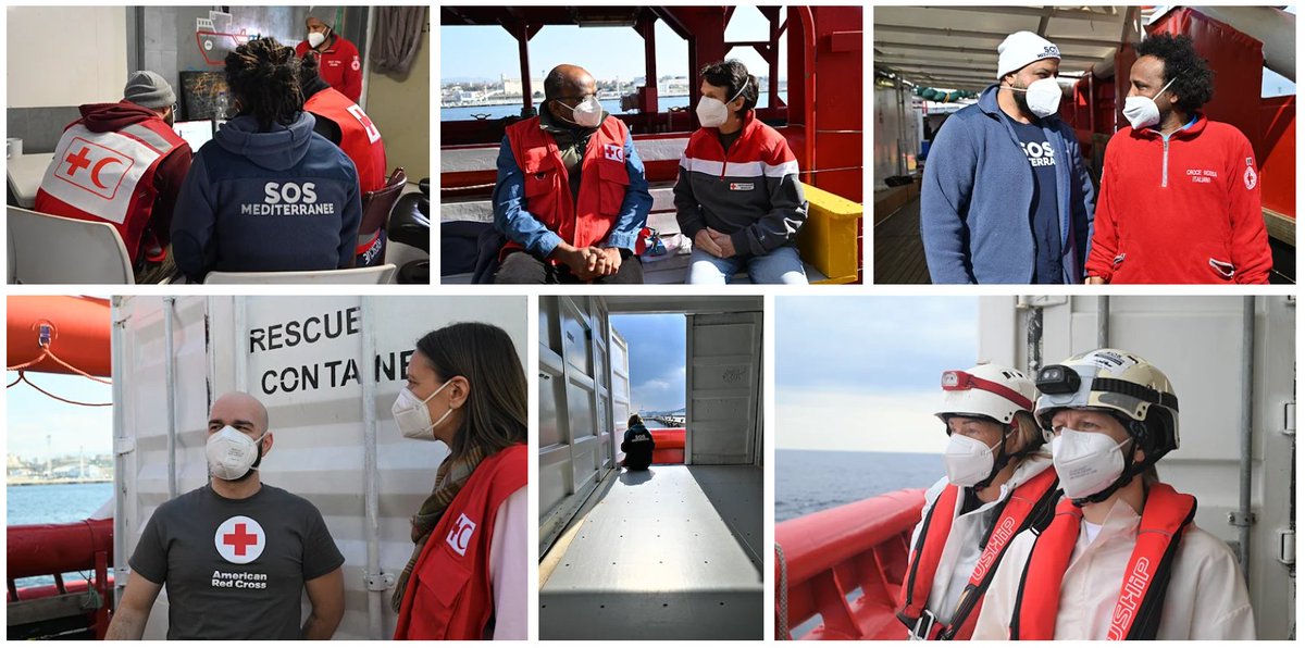 RedCrossEU's tweet photo. #OceanViking is getting ready to go back to the sea and save lives in distress. The @IFRC @SOSMedIntl operation reminds us that everyone, despite their legal status and location, should have safe and effective access to assistance and protection

📰https://t.co/CIHndyYuoR https://t.co/odl13RVUBc