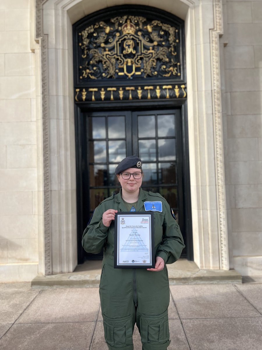 102Sqn's tweet photo. SHE’S DONE IT!🥳🥳

Massive congratulations to FS Rachel Barclay who officially graduated as a Qualified Aerospace Instructor this morning!! #Team102 

@102OC @NscotWingRAFAC @SNIRAFACMedia @ComdtAC @qaic_rafac https://t.co/nNFPCWUbwv
