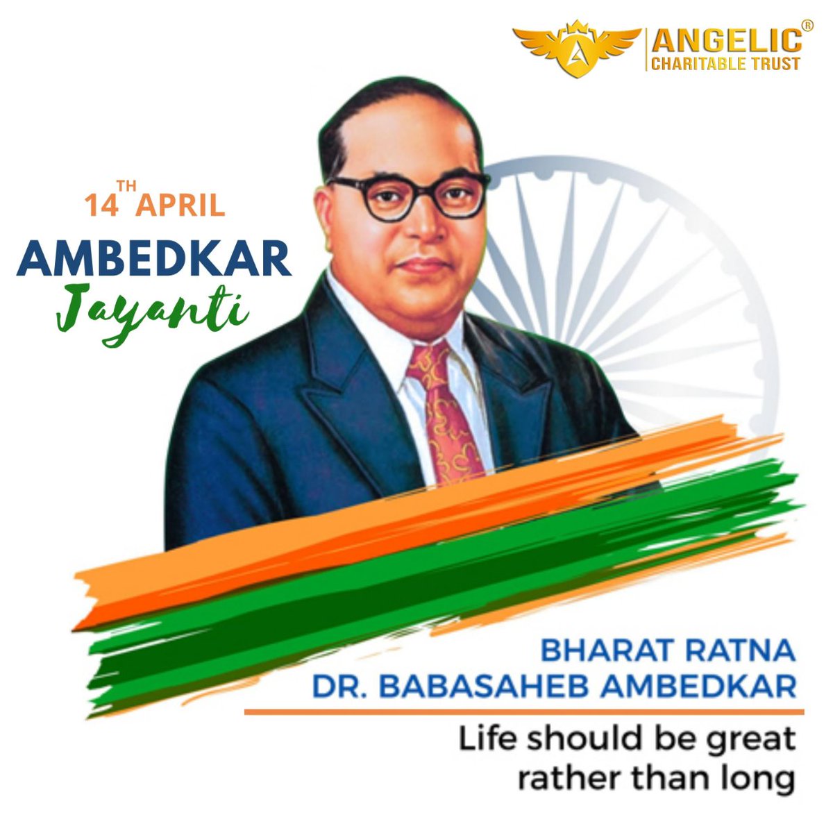 Angeliccharityt's tweet photo. Let us remember the man who showed us the path of equality and who led us to the Destination of brotherhood...
A tribute to "the father of Indian Constitution" 
BHARAT RATNA DR. AMBEDKAR
#Angelic
#ANGELICCHARITABLETRUST
#drbabasahebambedkar #jaybhim #india #babasahebambedkar https://t.co/LHjFpDQH05