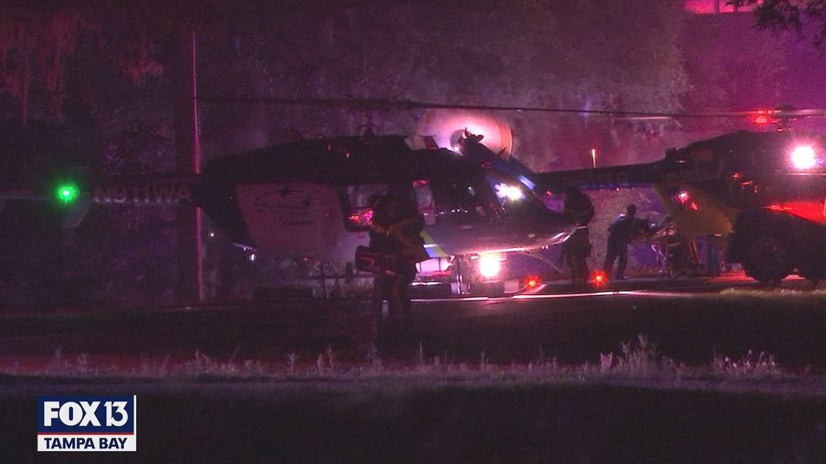 RyanFrenchPhoto's tweet photo. #TRAFFIC ALERT | All lanes of US 301 in #Thonotosassa are closed near McInotsh Rd for a deadly crash. Three medevac helicopters are on scene to transport other victims. Avoid this route if you’re traveling between #Hillsborough and #Pasco. Updates on @FOX13News @Fox13Traffic. https://t.co/gItLzdZfWy