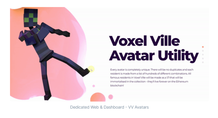 NickNicolaus1's tweet photo. 2) Voxel Ville Avatars
The Voxel Ville #avatar #whitelist is now closed and you can check if your address is whitelisted using the following link: 
https://t.co/PYbygXXbr1
Below the small #FAQ section you'll find a little sneak peek of our dedicated avatar webpage and dashboard. https://t.co/U4CD0nDl5m
