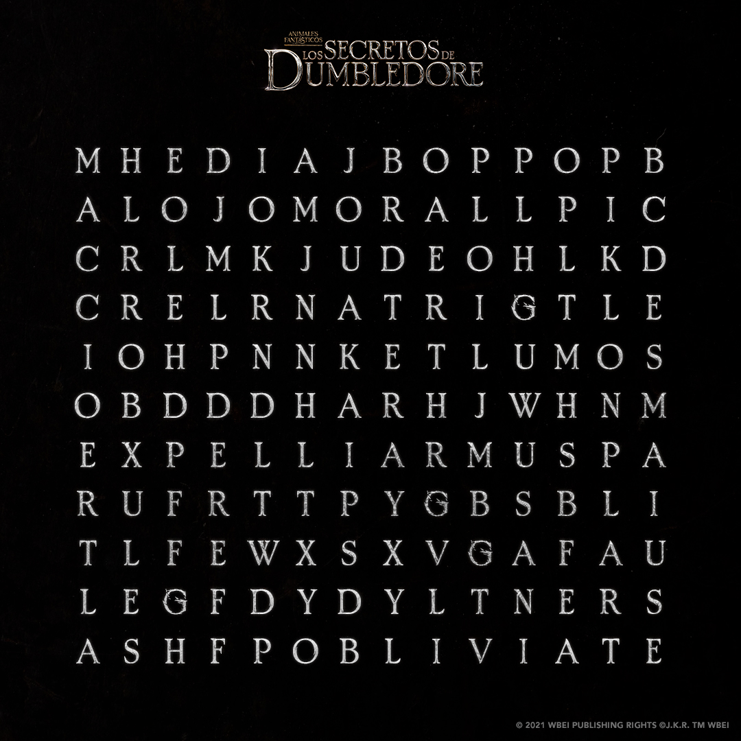 Saca tu varita y encuentra cuál va a ser tu próximo hechizo. Animales Fantásticos: #LosSecretosDeDumbledore. Ya en cines.
