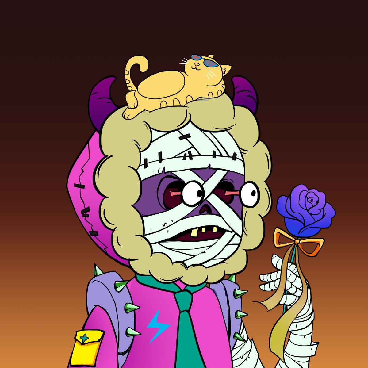 Dorapan0723's tweet photo. Don't you feel this is both of funny and scary Haha, I do satisfy with my art done but not sure do you?
@nekonationNFT
 #NekoNation #NekoFanArt https://t.co/aIjenAXAuq