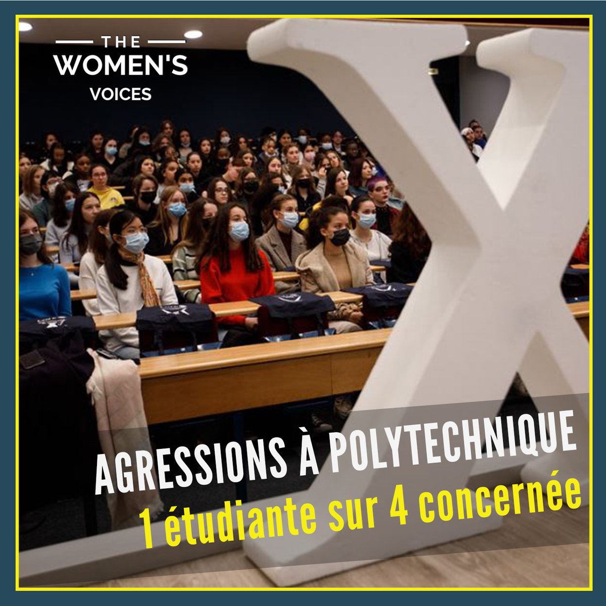 TheWomensVoice1's tweet photo. 🎓 23% des étudiantes de Polytechnique ont subi des agressions sexuelles dans le cadre de leurs études, selon une enquête menée par l'école.
👉 Onze d'entre elles dénoncent des viols ou des tentatives de viol.
#polytechnique #violencesagainstwomen #endviolences #sexualassault https://t.co/nWN36fGB3h