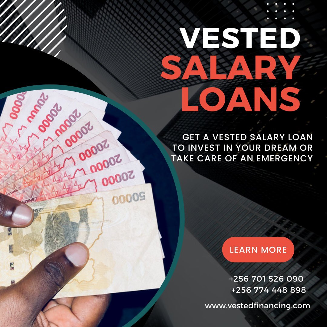 VestedL's tweet photo. Our unique loan solutions, such as the salary loans, which are granted to customers earning a salary, have a flexible loan payment schedule. We are here to support you on your financial journey.

https://t.co/BGNuQsGpUN https://t.co/CJmrQBb360