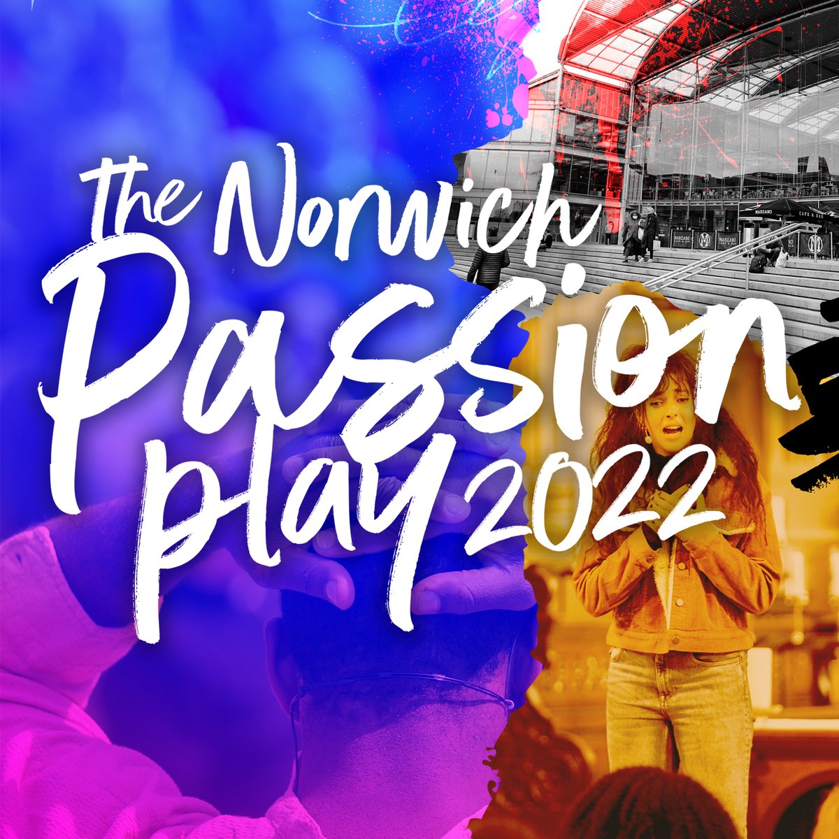 saltminetrust's tweet photo. “Hey Norwich. Can you hear it? Can you feel it? He’s coming.” 

Only a few more days until our contemporary Passion Play hits the streets again! #TheNorwichPassionPlay2022… we can’t wait! 

To find out more, visit https://t.co/aWc0zq8Y63

#passionplay #easter #eastersaturday https://t.co/U0i4KRgwAP