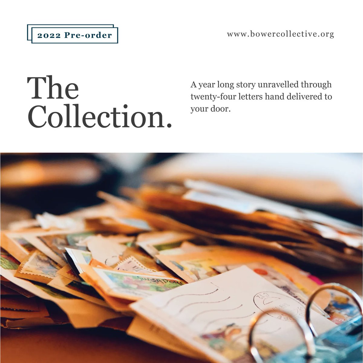 BowerCollect's tweet photo. Experience the power of receiving a beautifully crafted letter. Every month. Serialised storyline. Join the Bower. https://t.co/P8XvoixGIq