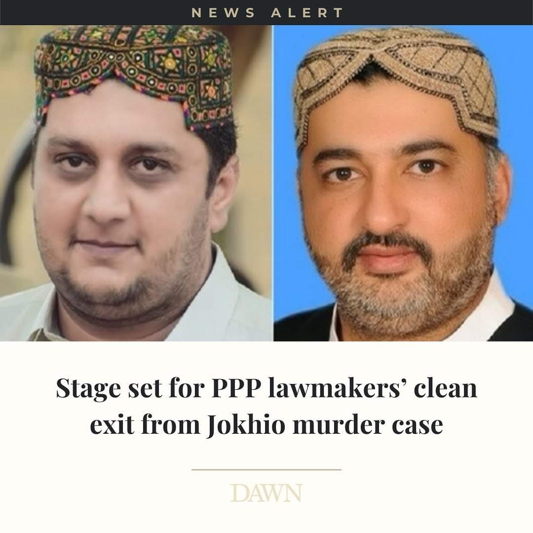 MJibranNasir's tweet image. Reality of #PPP. Party of &quot;martyrs&quot; provides patronage to murderers. Is this @BBhuttoZardari&apos;s definition of rule of law? Is Sindh&apos;s youth supposed to live under the fear of Feudals who can abuse public office and get away with murder if anyone protests? #JusticeForNazimJokhio