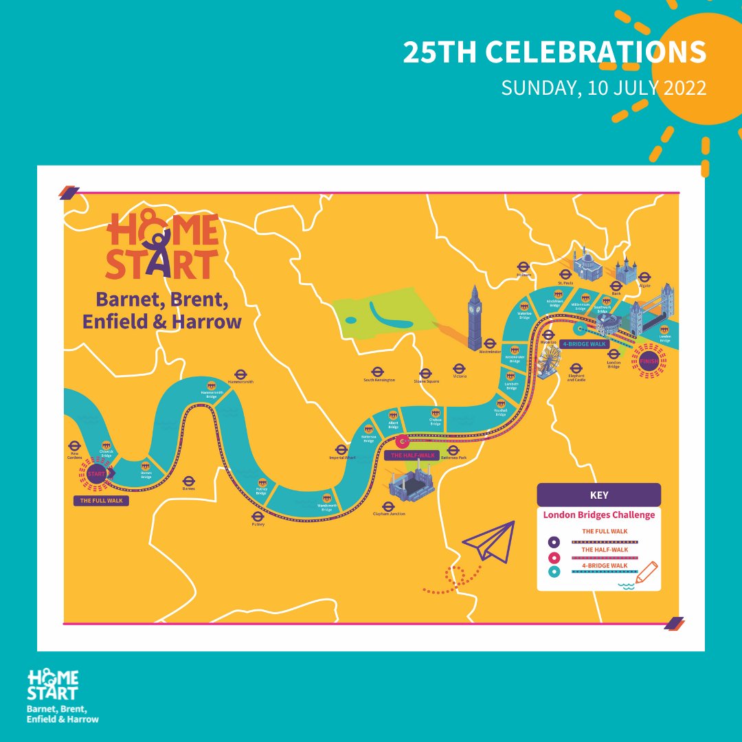 We would LOVE to see residents from all our communities walk with us to show their support to local families. Choose from:

- Chiswick to L-Bridge (17 miles)
- Albert Bridge to L-Bridge (8 miles)
- Millennium Bridge to L-Bridge (1-mile, accessible)

tinyurl.com/42czwvrx