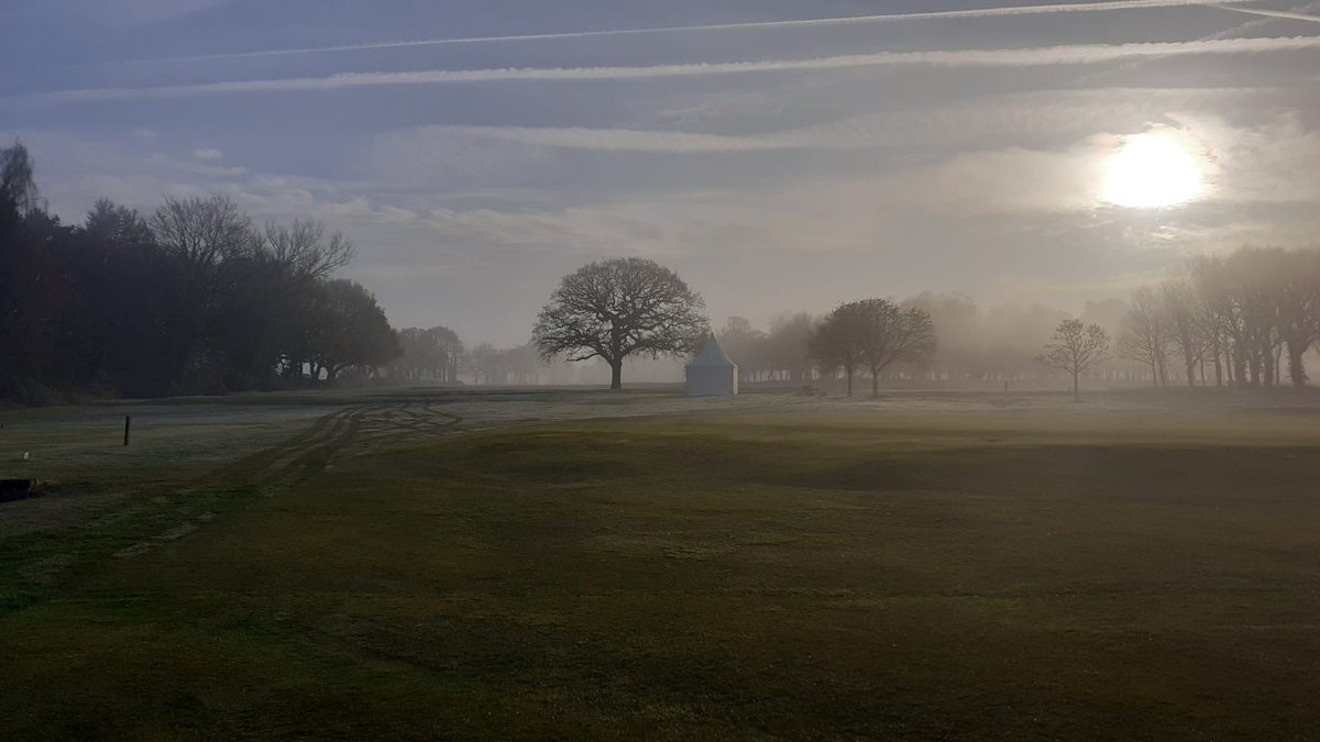 ormskirkgc's tweet photo. The early morning mist disappearing to reveal the course which everyone is looking forward to playing over Easter. Generally agreed in outstanding condition. Thank you @GcOrmskirk https://t.co/7CWbUv2eOS