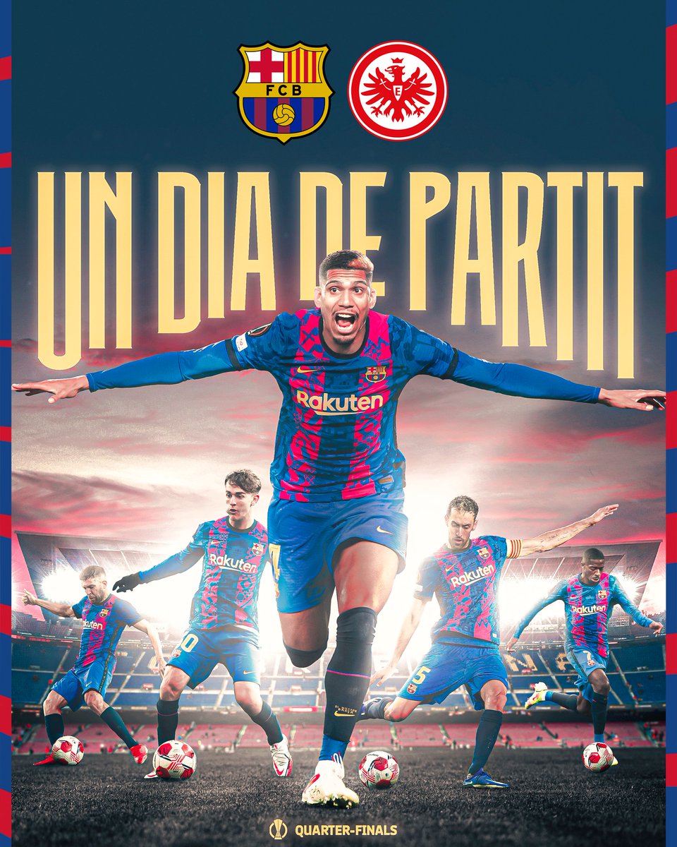 Barcelona'nın Frankfurt Maçı İçin Hazırladığı Görsel