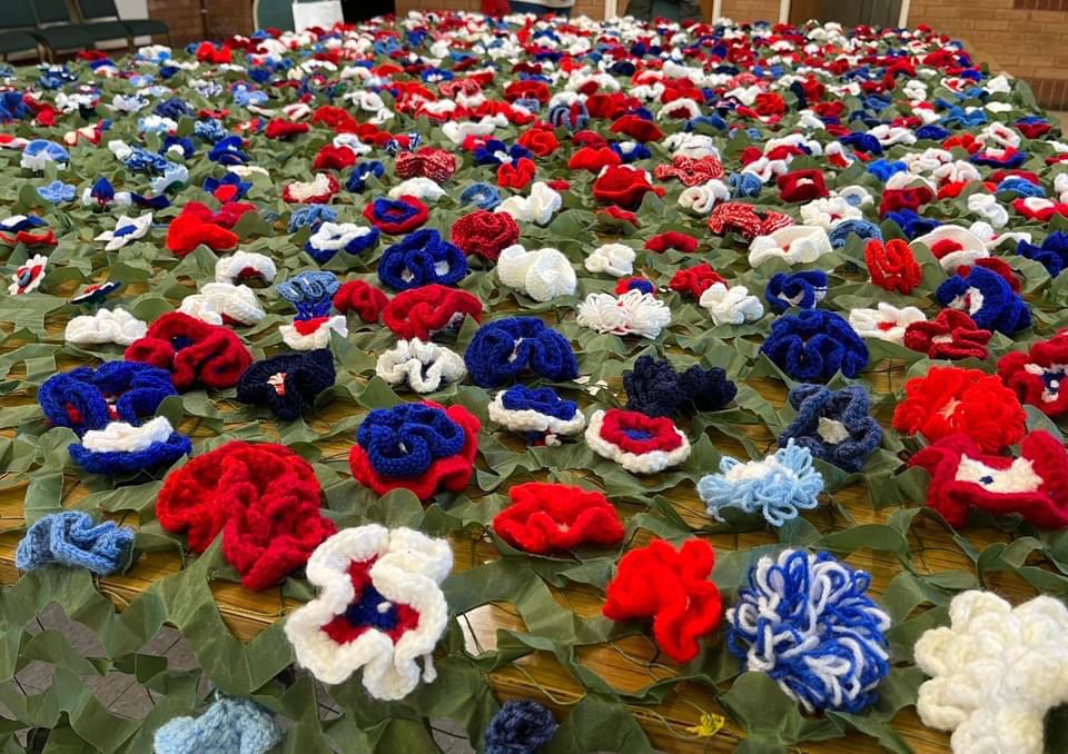 MP Marco Longhi helped fasten flowers, ready for a community Jubilee flower display in Sedgley. There are 4 nets to complete. Sedgley E Townswomen's Guild are leading this project but members of the local community are helping. Are your group doing anything for the Jubilee?