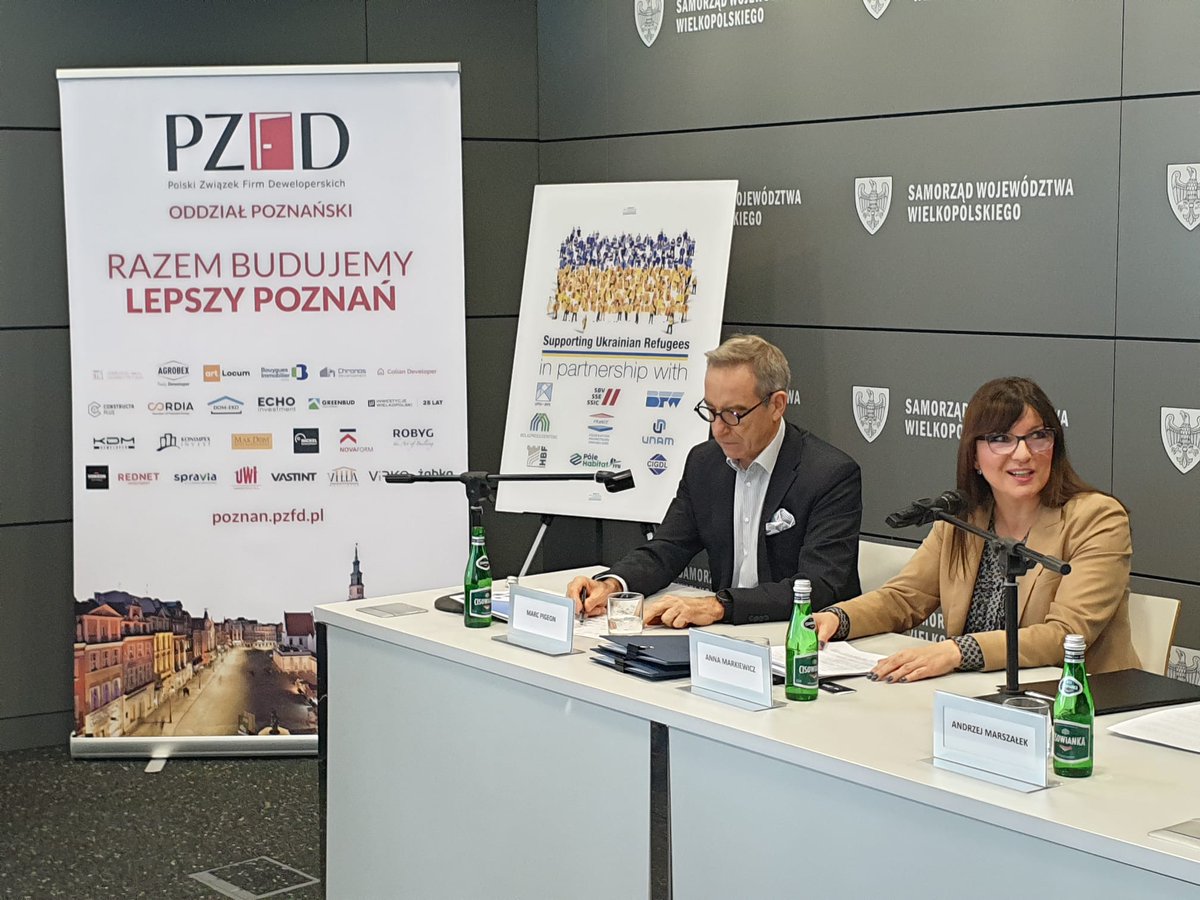 "Today, in the face of the aggression in Ukraine, Build Europe has become the spokesperson for all those #refugees who have lost their homes in the war" - Anna Markiewicz, Director of Department of International cooperation of the Voivodeship Marshall's office #Ukraine #housing