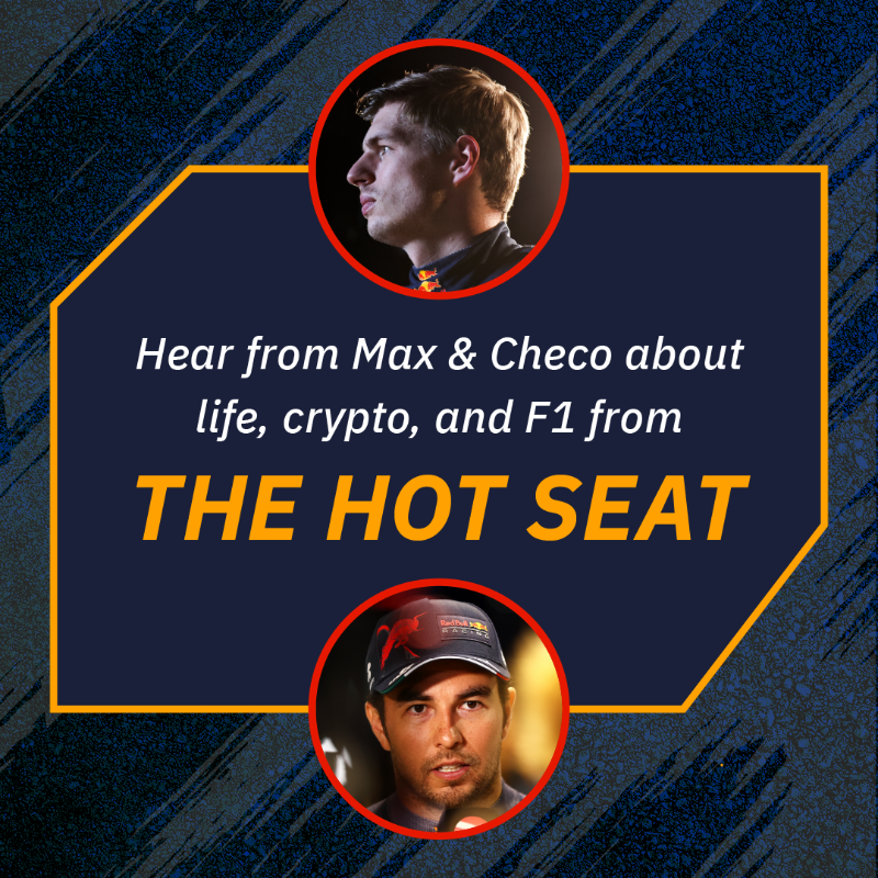 Bybit_Official's tweet photo. 😍 #Crypto &amp; #racing? Bybit sat down with @redbullracing to catch what Max &amp; Checo had to say about our next level partnership!

🏁 Full video on Bybit Race Insider: https://t.co/MDg41fLtB1

🔥 More exclusive content coming soon!

#RacetotheNextLevel #BybitLevelUpStories