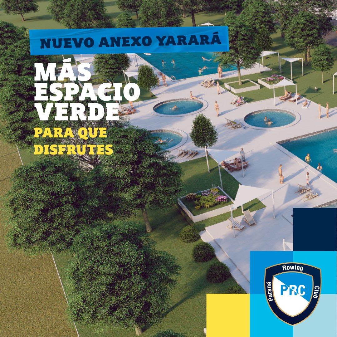 🙌🏼El nuevo anexo Yarará que se viene 💯

🔵El Paraná Rowing Club incorpora 25 mil metros cuadrados con piscinas, más canchas, espacios para la recreación, el encuentro y el solaz⚪️

#SeguimosCreciendo #VamosRowing #UnGranClubConUnaPequeñaCuota
