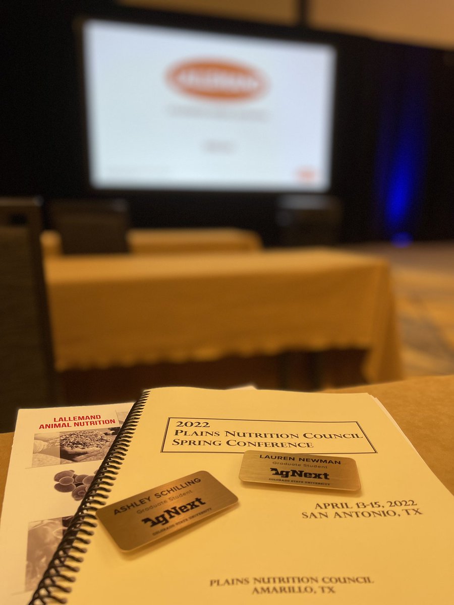 CSUAgNext's tweet photo. The Plains Nutrition Council pre-conference symposium has officially kicked off! 🐮

We’re excited to be in San Antonio for the next couple days with so many great industry partners! https://t.co/4T1jPK7bJQ