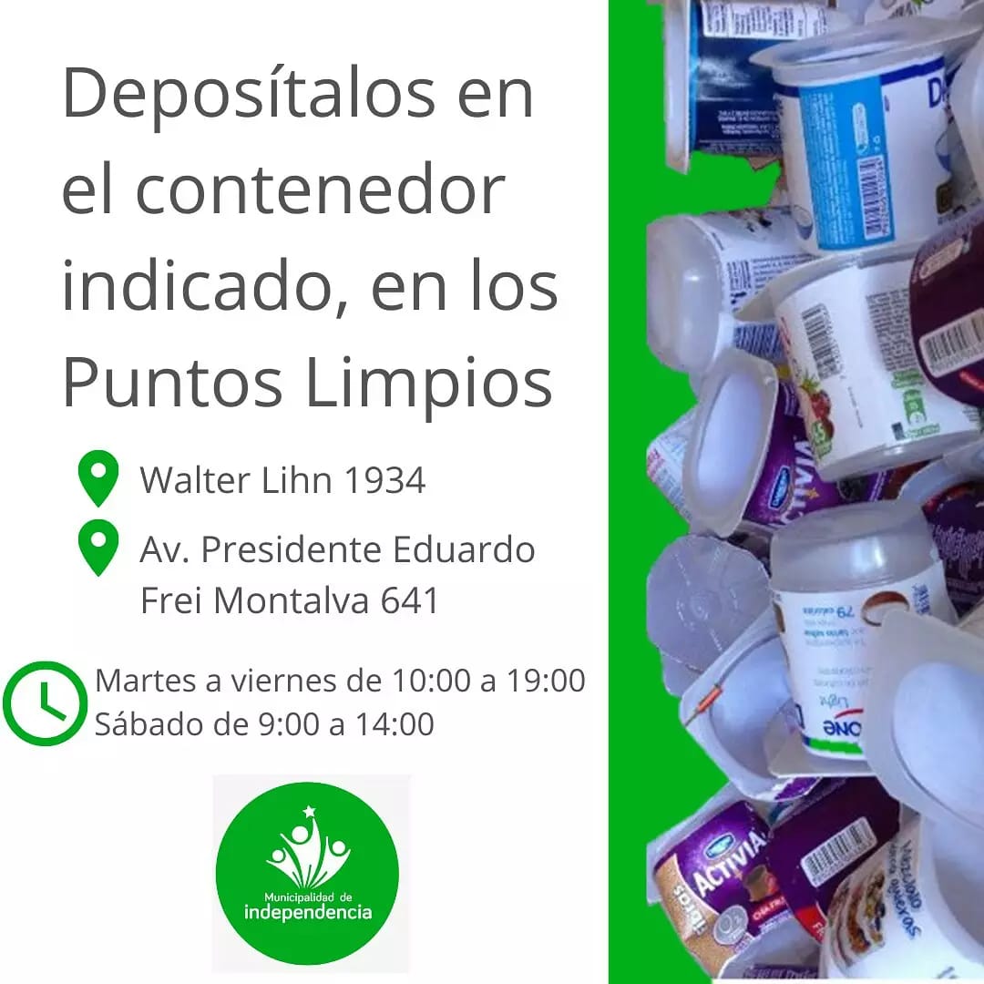 ✔️En nuestra comuna, cada vez son mas, los residuos que reciclamos♻️