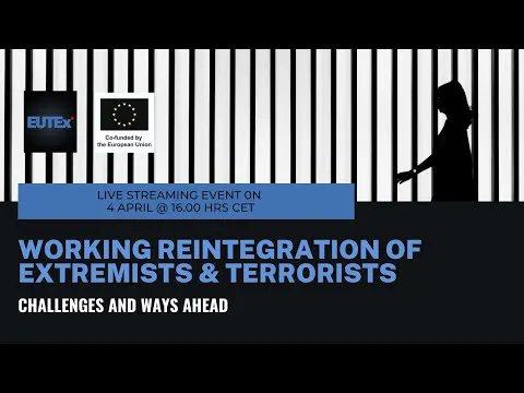 WORKING REINTEGRATION OF TERRORIST OFFENDERS: watch the recording of the online & kick-off event of #eutex with outstanding reflections by @Alma_Zadic and @AndrewPSilke - buff.ly/3NO8rvq

#terrorism #extremism #SecurityEU #ISFpolice @EUHomeAffairs @EU_Commission