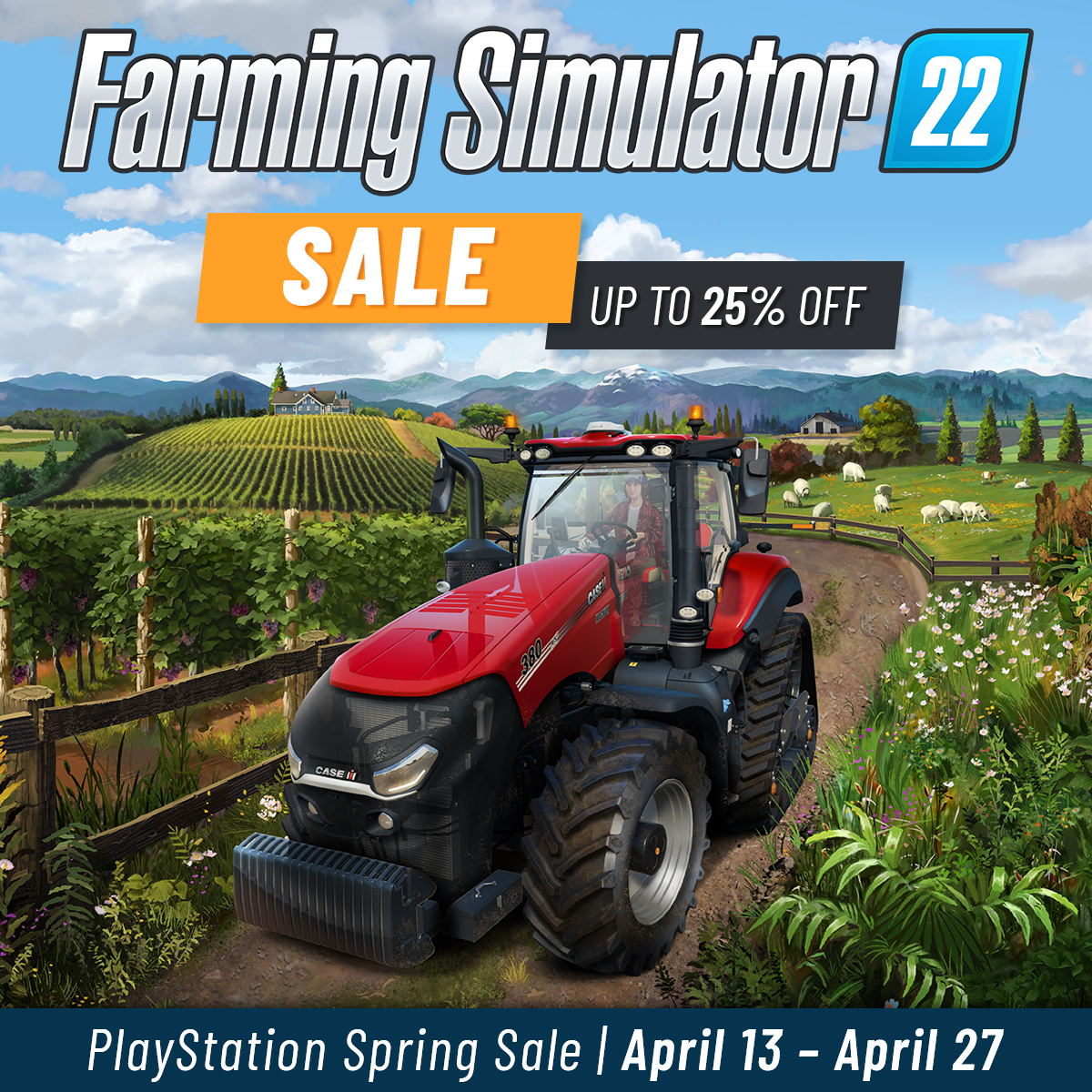 Farming Simulator on X: Farming Simulator 22 is now on sale on Playstation  until April 27th. Check it out on the Playstation Store via this link:   or access the store on