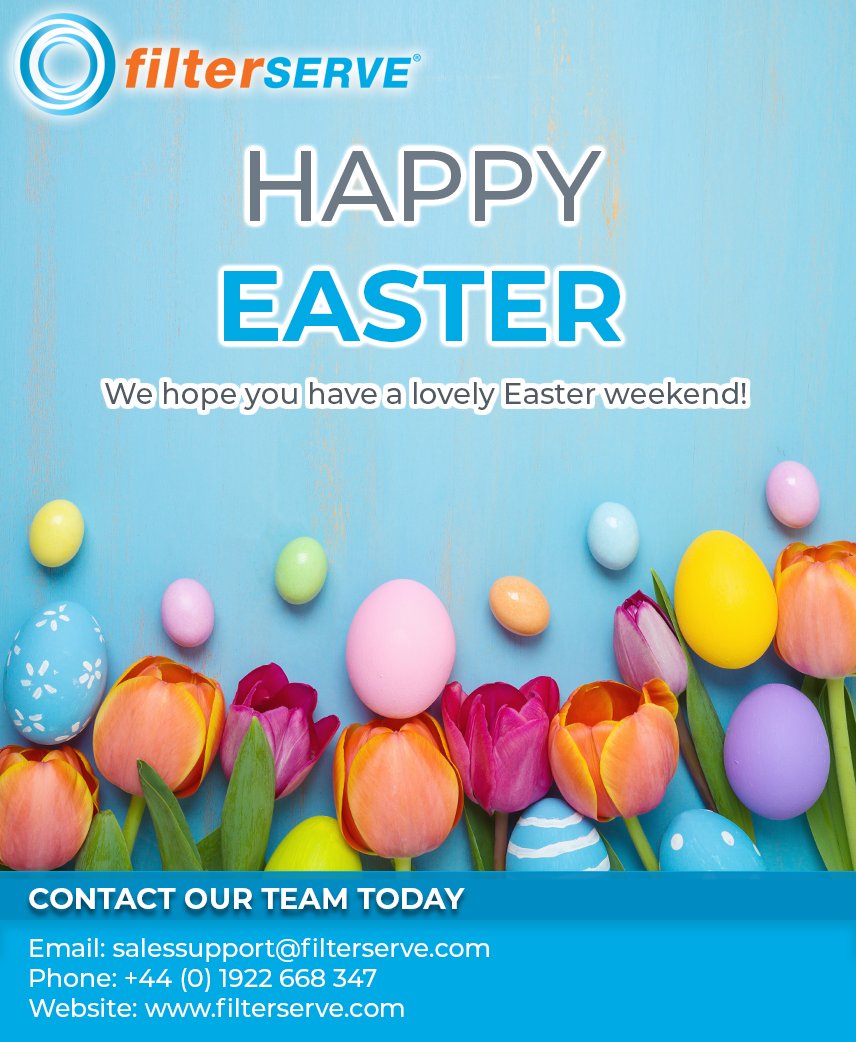 filterserve's tweet photo. We hope you have a great easter weekend!
Email: salessupport@filterserve.com
Phone: +44 (0) 1922 668 347
Website: https://t.co/XUpK0og6nz
#easter2022 #filtration #filterserve #walsall #birminghamuk #b2b #airfilters #waterfilters #hydraulicfilters https://t.co/IPyeGoMYRA