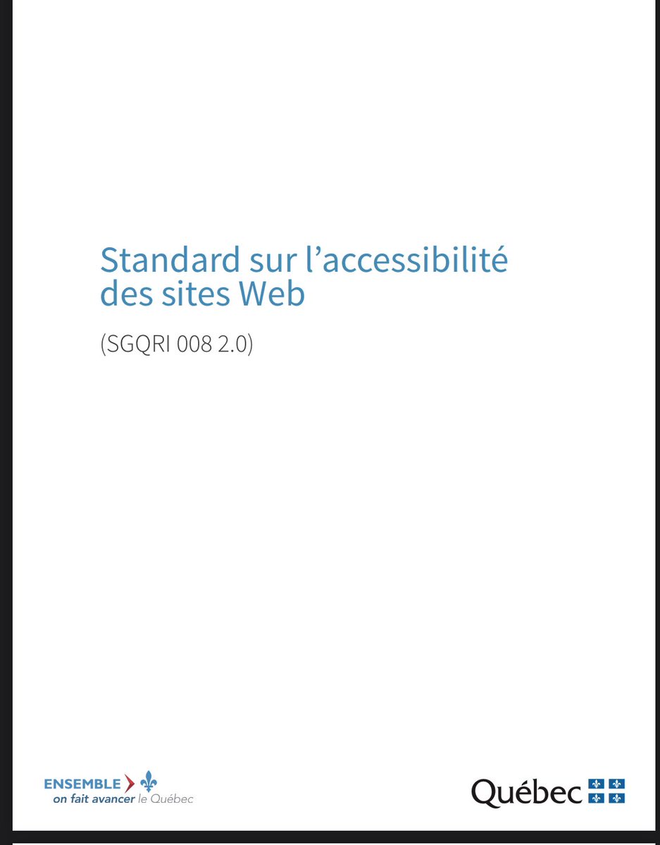 L’accessibilité des documents/web: beaucoup des questions. Un regard différent sur la production de contenu. #aquops2022  le conseil du trésor nous guide… tresor.gouv.qc.ca/fileadmin/PDF/…