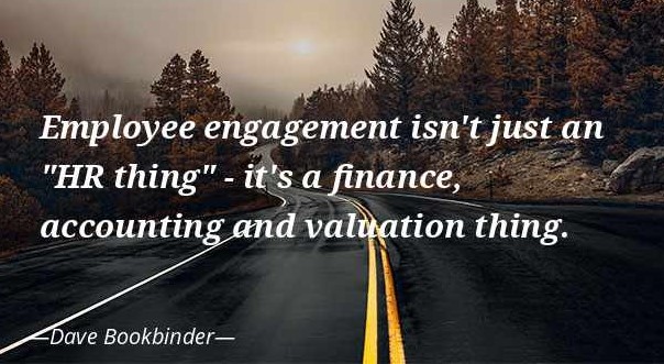 Employee engagement isn't just an "HR thing" - it's a finance, accounting and valuation thing.

#Leadership #ThursdayThoughts #NewROI