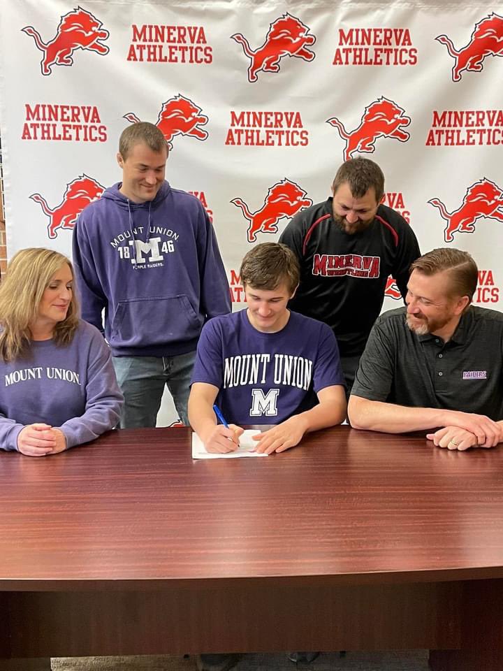 Congrats to SR Goalkeeper Nick Chaddock becoming a Purple Raider for wrestling!!
