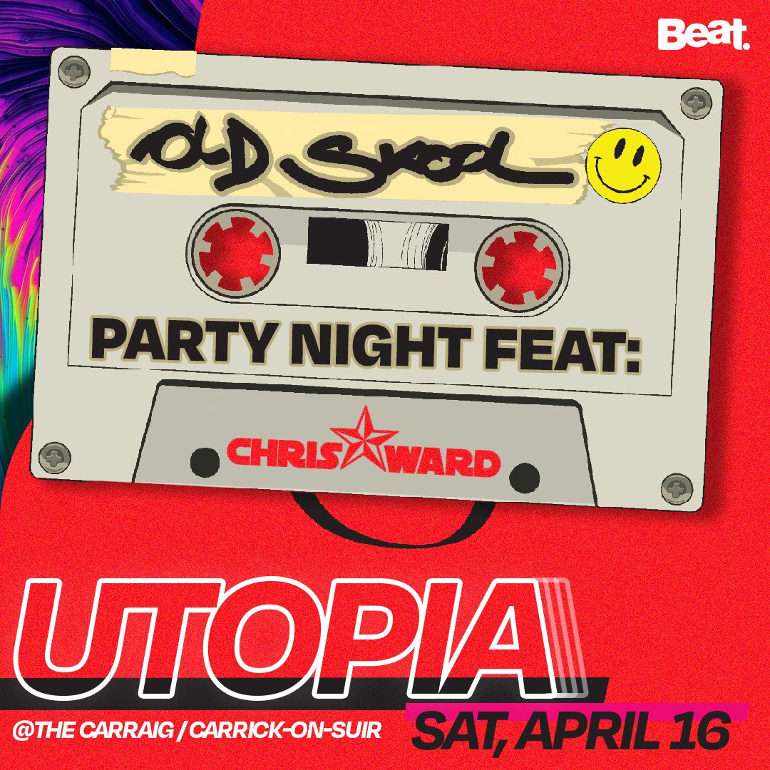 We're back 🤲 Our FIRST Old Skool Party night in three years returns to Utopia at the @carraighotel this Saturday with <a href="/djchrisward/">Chris Ward</a> at the helm. Tickets at the door, €10