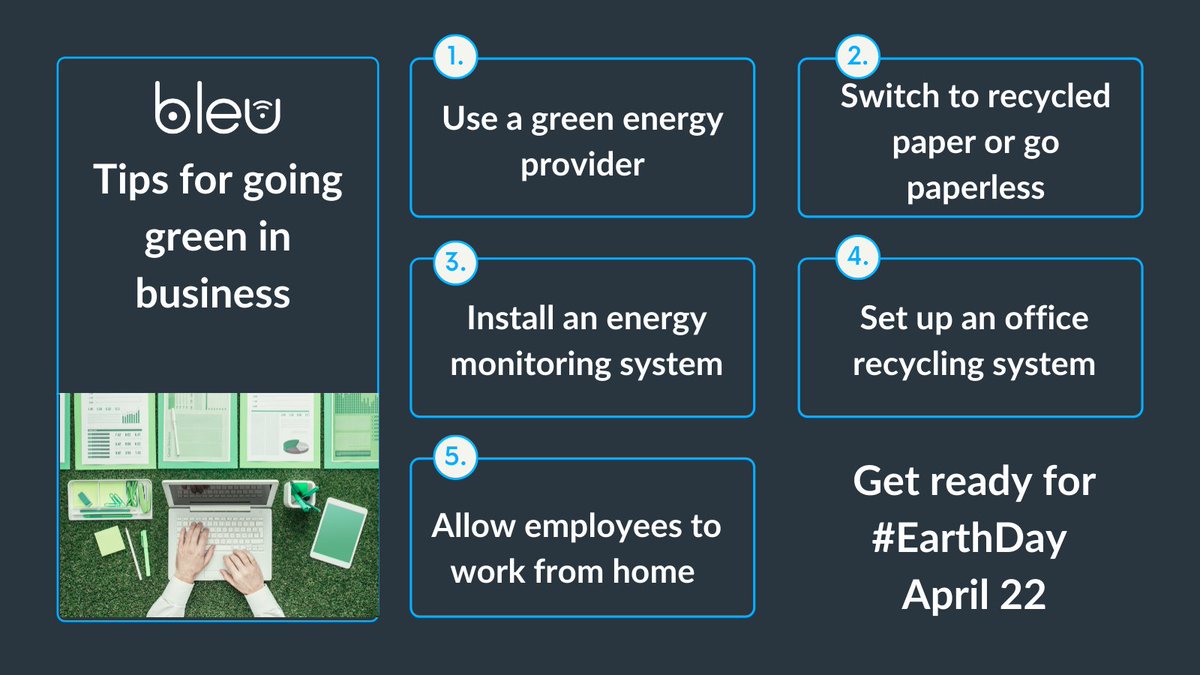 How many of our going green in business tips are you already doing? 🧐📋✅ Do the planet a favor and get ready for #EarthDay on April 22 by seeing how you could make your business a more sustainable and ecologically friendly venture. ♻️🥰

#fintechinsider #GoCashless