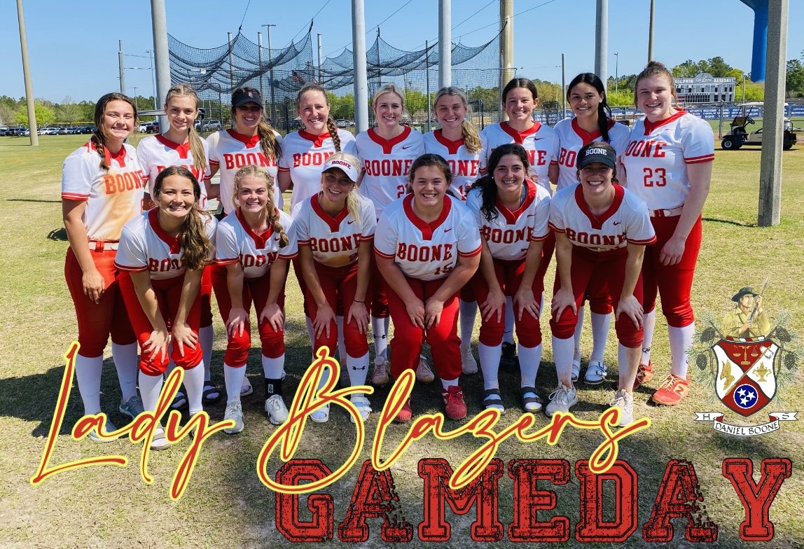 Daniel Boone Lady Blazer Softball (@boonesoftball22) on Twitter photo Game #3 for the week starts tonight at 4:30 against Crockett!! Come out to Boone & support these girls!! <a href="/BooneAthletics/">Danny Good</a> Game #3 for the week starts tonight at 4:30 against Crockett!! Come out to Boone & support these girls!! <a href="/BooneAthletics/">Danny Good</a>