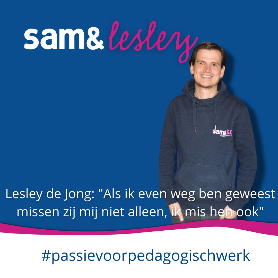 samenko's tweet photo. “Dat je gemist wordt en dat je belangrijk bent voor de kinderen, dat maakt mijn vak zó mooi,” vertelt Lesley. Lees het hele interview op https://t.co/HWm7YAjEc1

#samenbilly #passievoorpedagogischwerk #passie #deventer #samenko #vacatures #kinderopvang #pedagogischmedewerker https://t.co/1wO80xxh2q