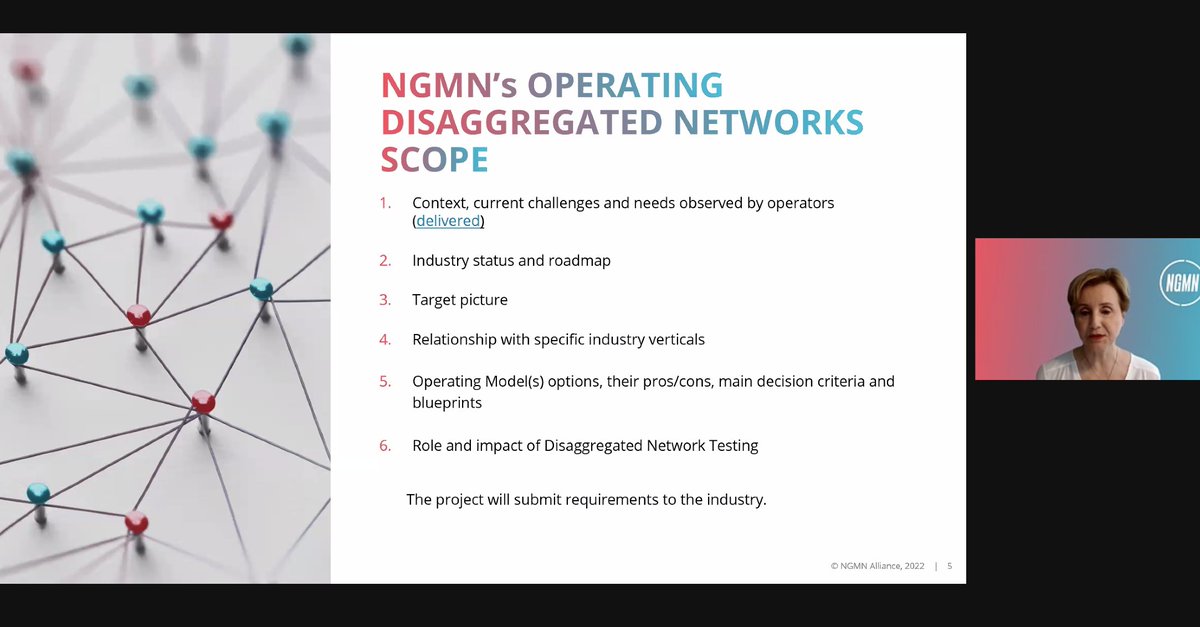 LF_Networking's tweet image. @AnitaDoehler with @NGMN_Alliance kicks off today&apos;s Open Networking &amp;amp; Edge Exec Forum keynotes with an overview of #NGMN&apos;s scope of dis-aggregated #network operation. #opennetedge #ONEEF