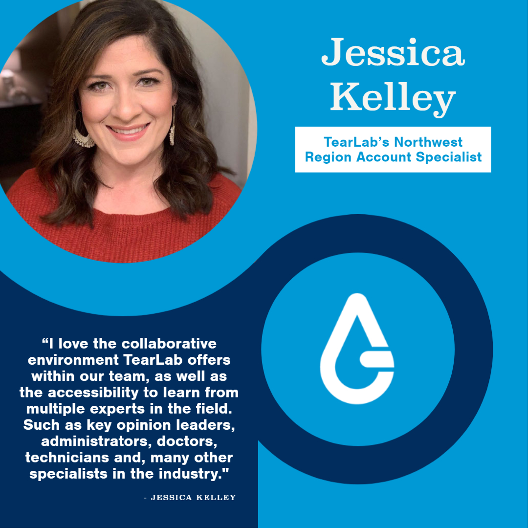 TrukeraMedical's tweet photo. TearLab is proud to announce that Jessica Kelley is celebrating her 5th year at TearLab! Jessica is an account specialist for the northwest region. When she isn’t working she enjoys concerts, sporting events, and crafting! #Essentialtear #employeespotlight #managewhatmatters #OSD https://t.co/DUFIRFxurw