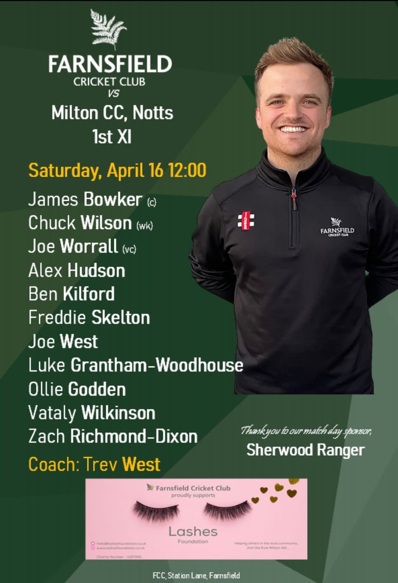 Our 1st XI start the season with a home encounter against <a href="/MiltonCC2/">Milton Cricket Club</a> this Saturday 

Our captain <a href="/James27Bowker/">James Bowker</a> will be hoping to get the lads off to a winning start 💪

#UTF #oneclub