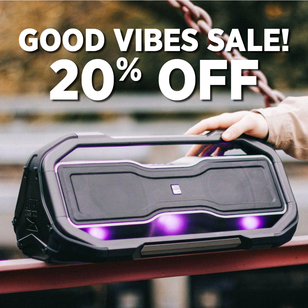 Here’s a deal that’s music to your ears —literally. Get 20% off good vibes with these speakers and more: bit.ly/3sFr0Y5